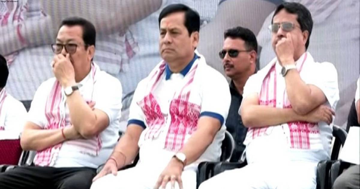 Assam: Union Minister Sarbananda Sonowal attends Yoga Mahotsav 2023 at Dibrugarh University